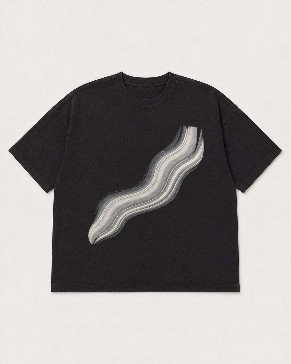 Mockup Boxy Heavyweight Tee Black product