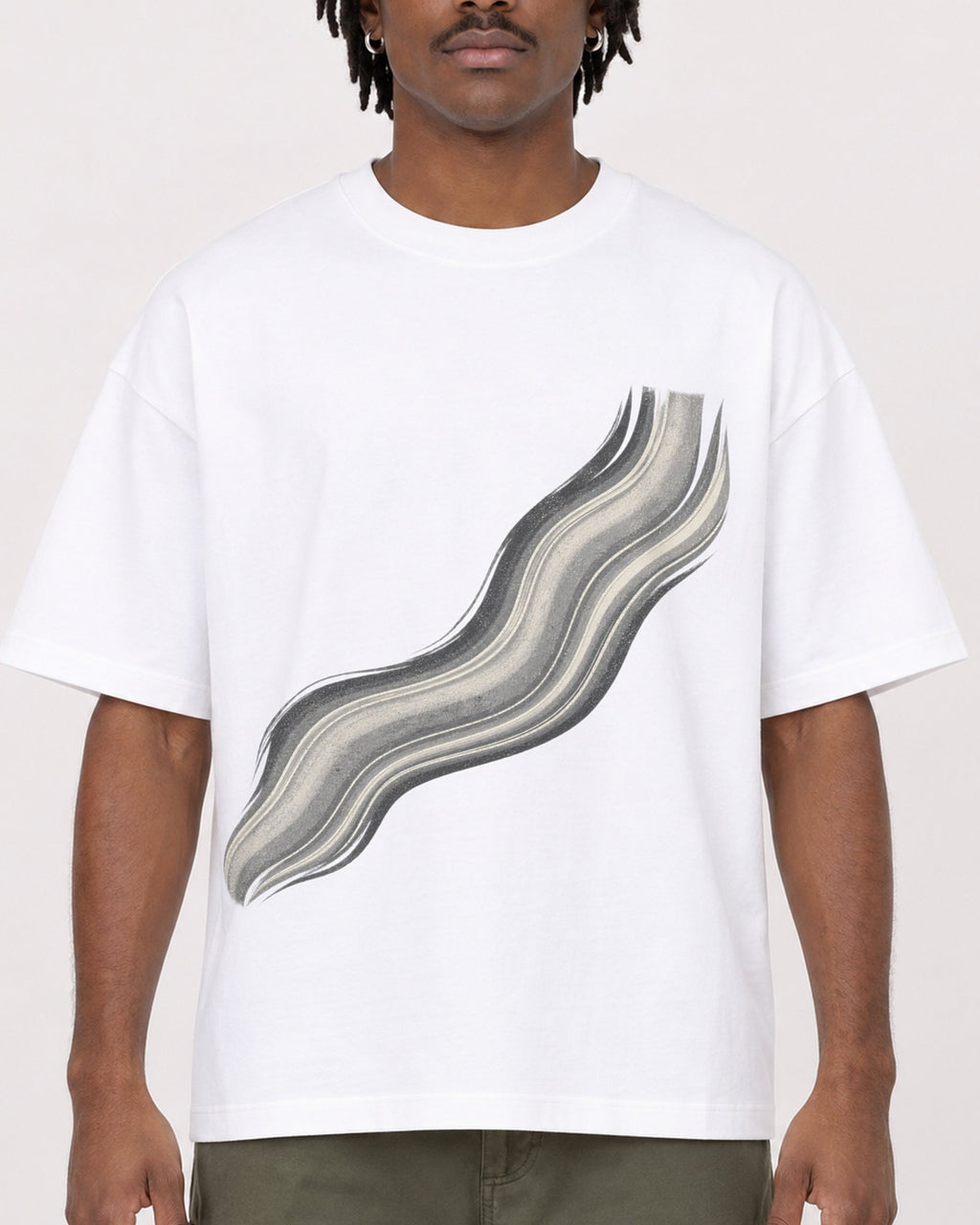 Mockup Boxy Heavyweight Tee White male close-up 04