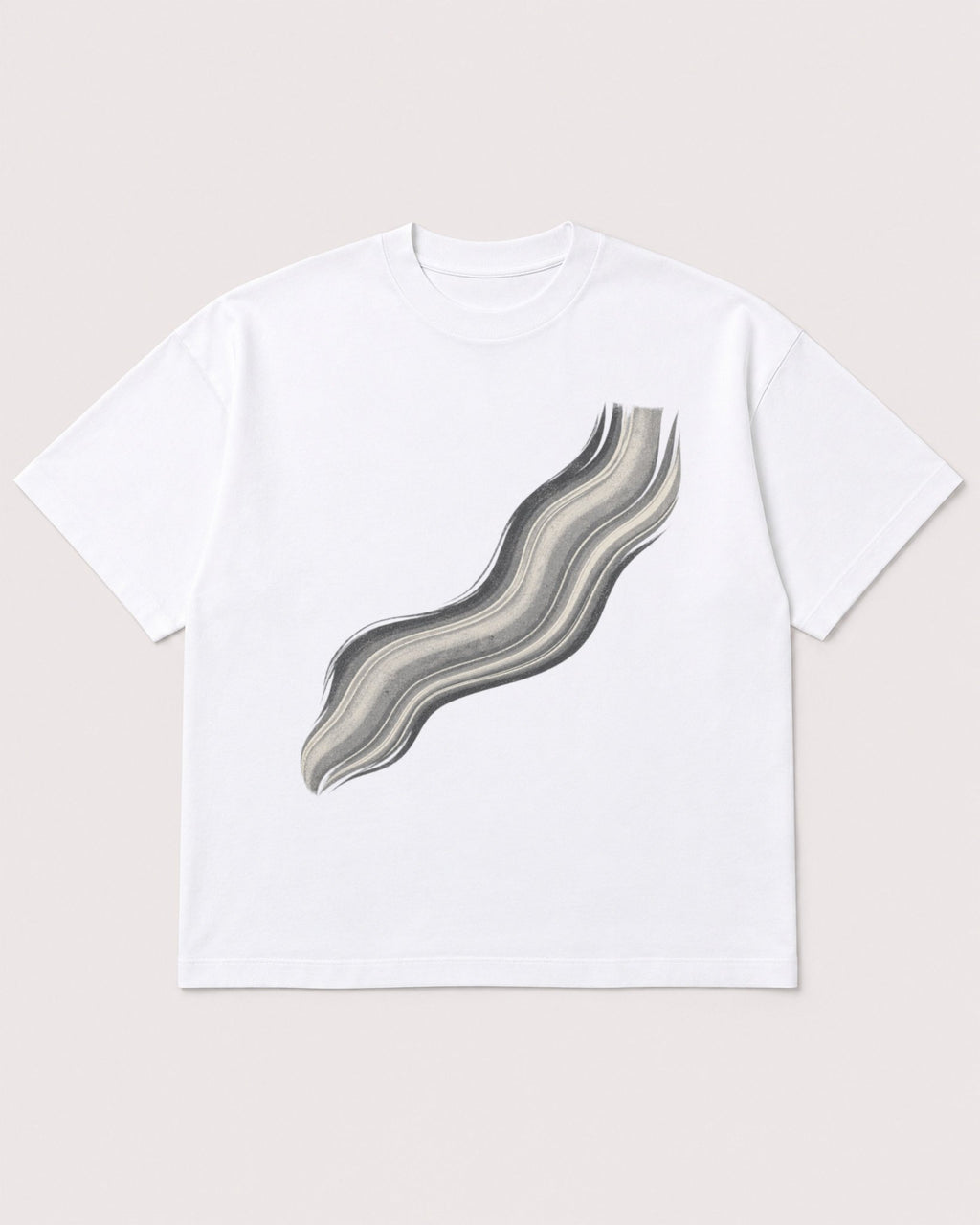 Mockup Boxy Heavyweight Tee White product