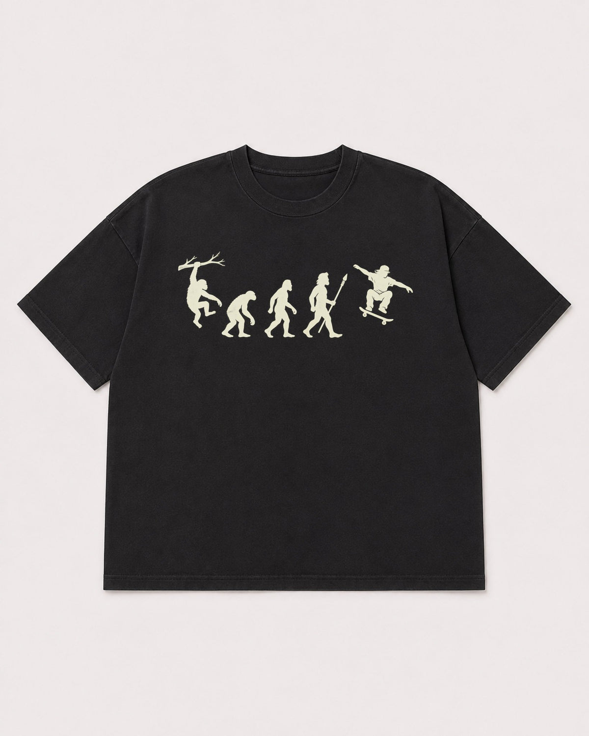 Mockup Boxy Heavyweight Tee Black product