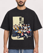 Mockup Boxy Heavyweight Tee Black male close-up 07