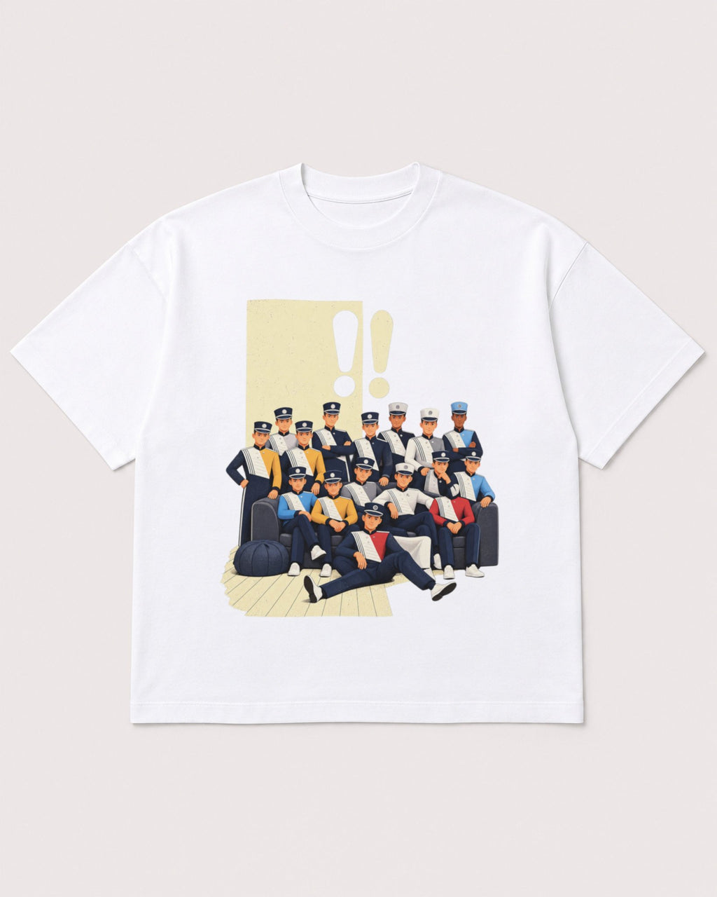 Mockup Boxy Heavyweight Tee White product