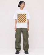 Mockup Boxy Heavyweight Tee White female full-body 12