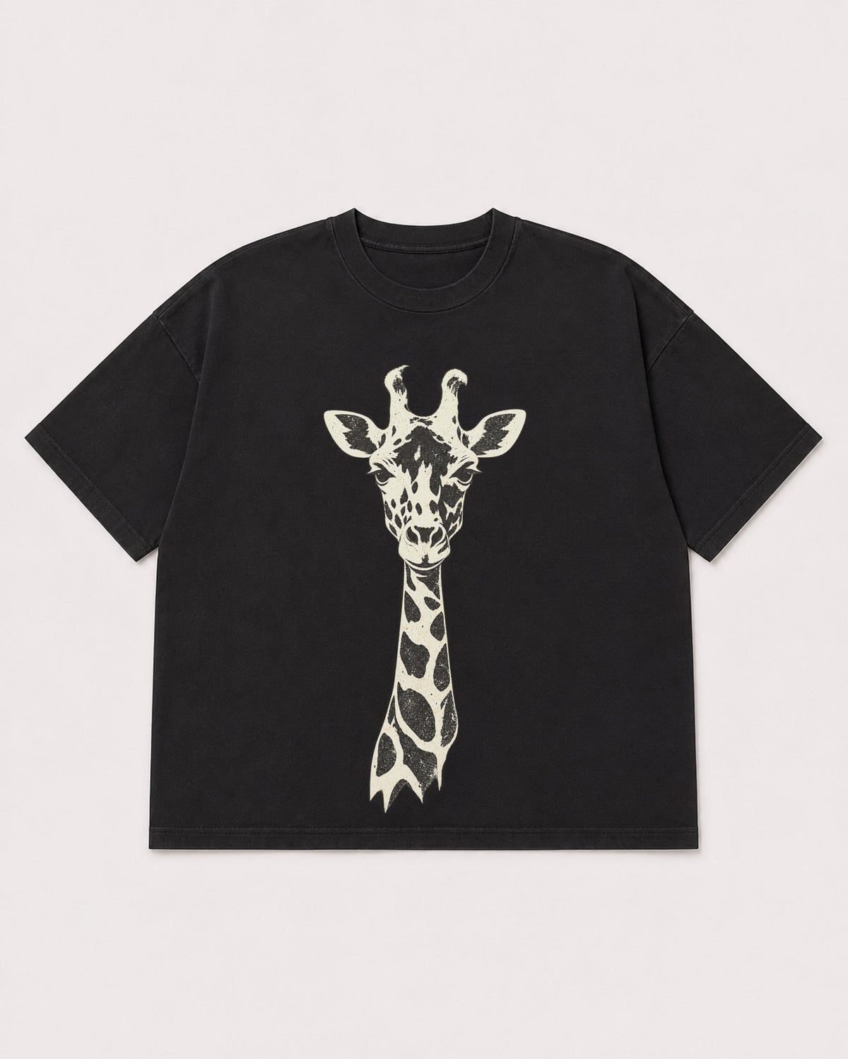 Mockup Boxy Heavyweight Tee Black product