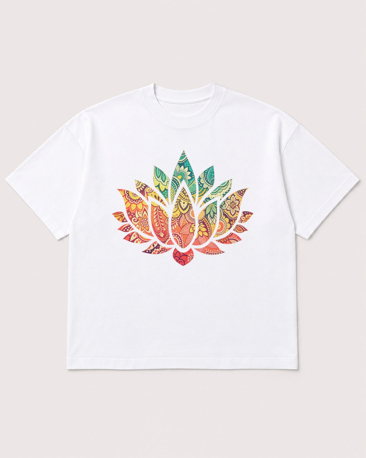 Mockup Boxy Heavyweight Tee White product