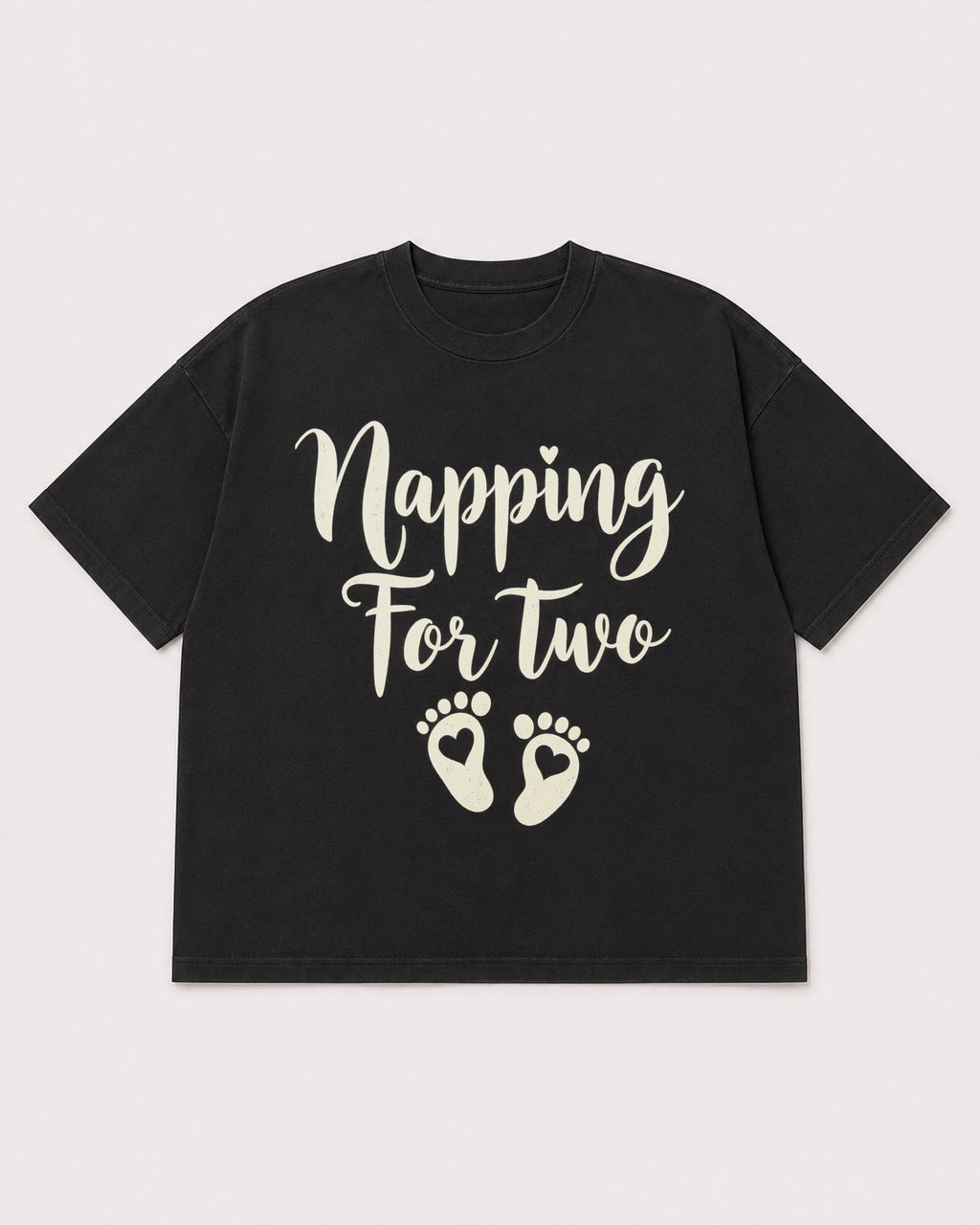 Mockup Boxy Heavyweight Tee Black product