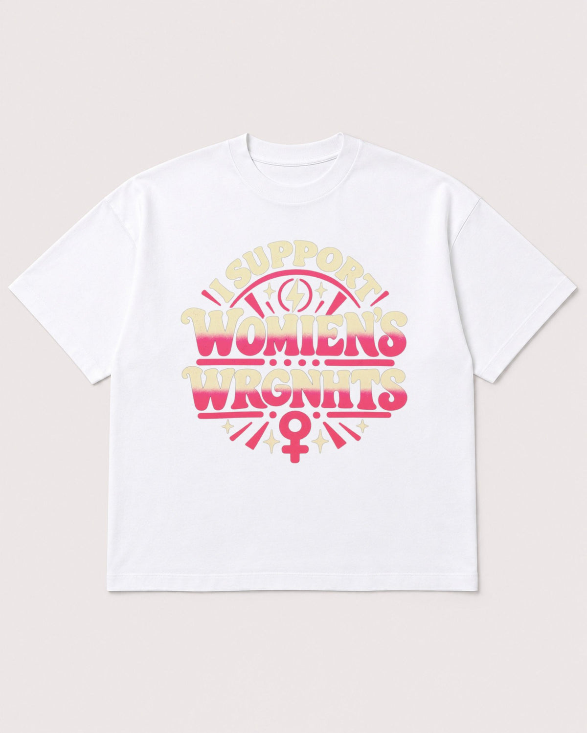 Mockup Boxy Heavyweight Tee White product