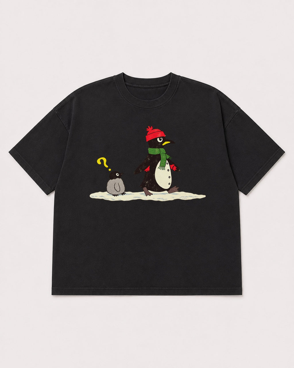 Mockup Boxy Heavyweight Tee Black product