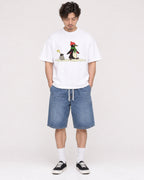 Mockup Boxy Heavyweight Tee White male full-body 03