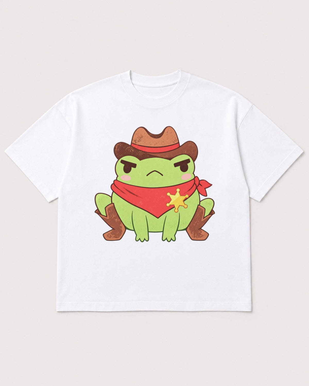 Mockup Boxy Heavyweight Tee White product