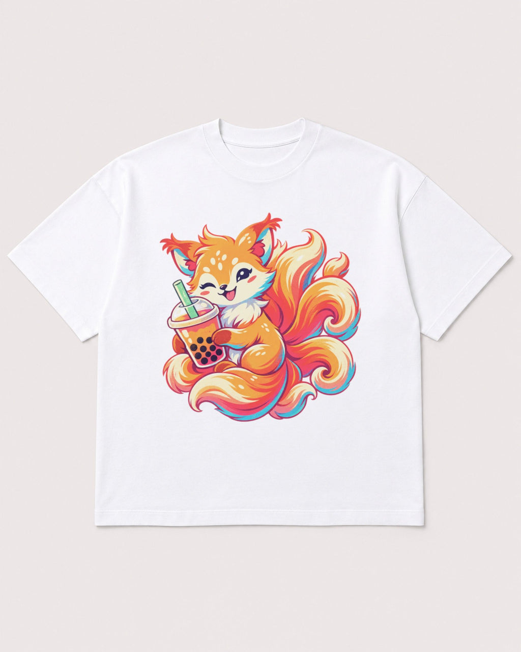 Mockup Boxy Heavyweight Tee White product