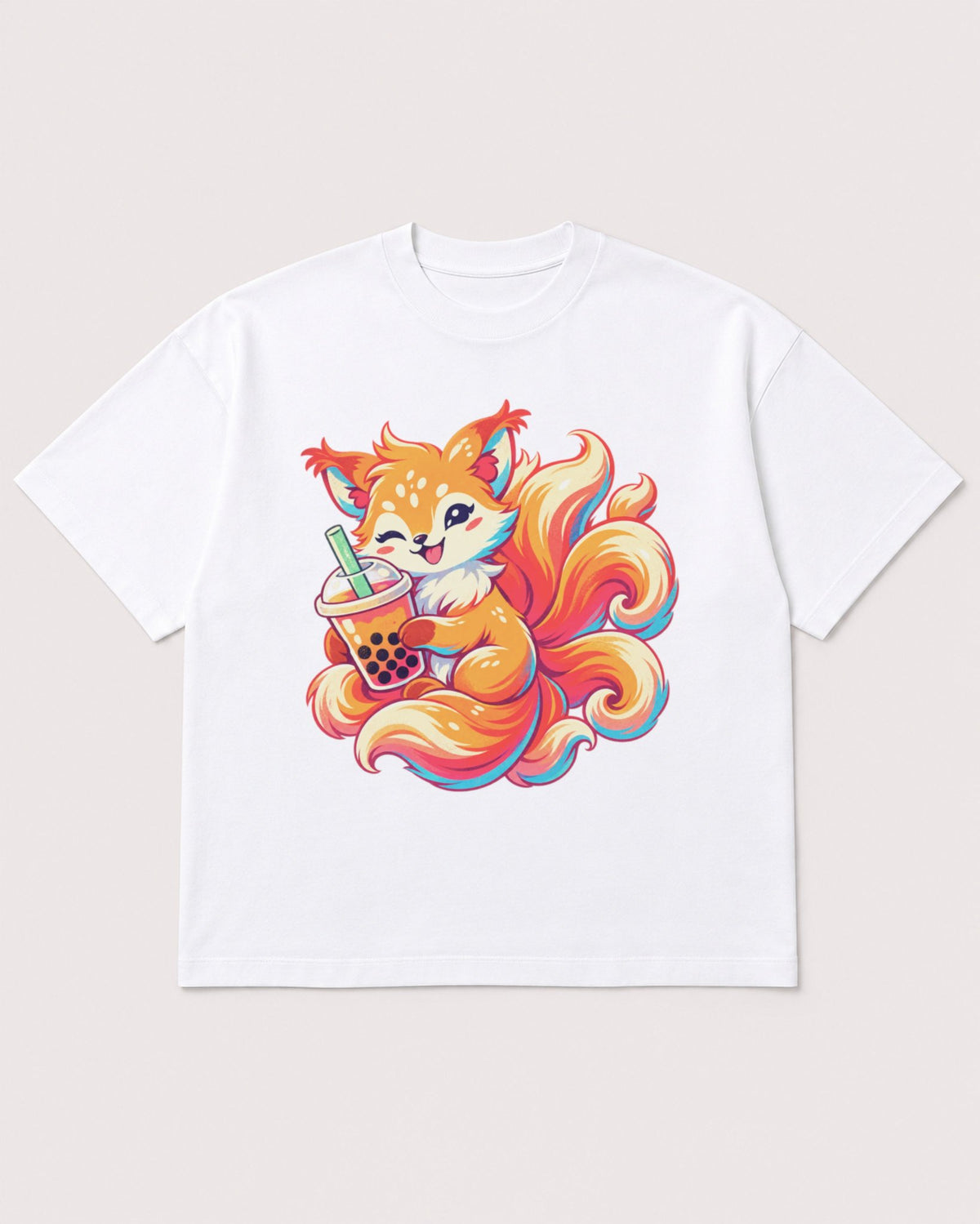 Mockup Boxy Heavyweight Tee White product