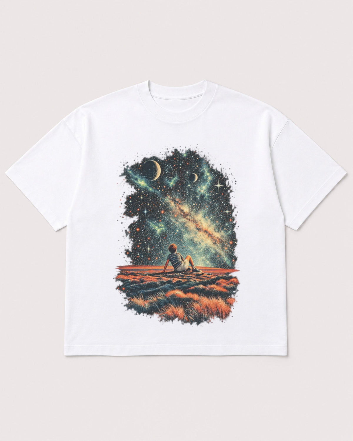 Mockup Boxy Heavyweight Tee White product