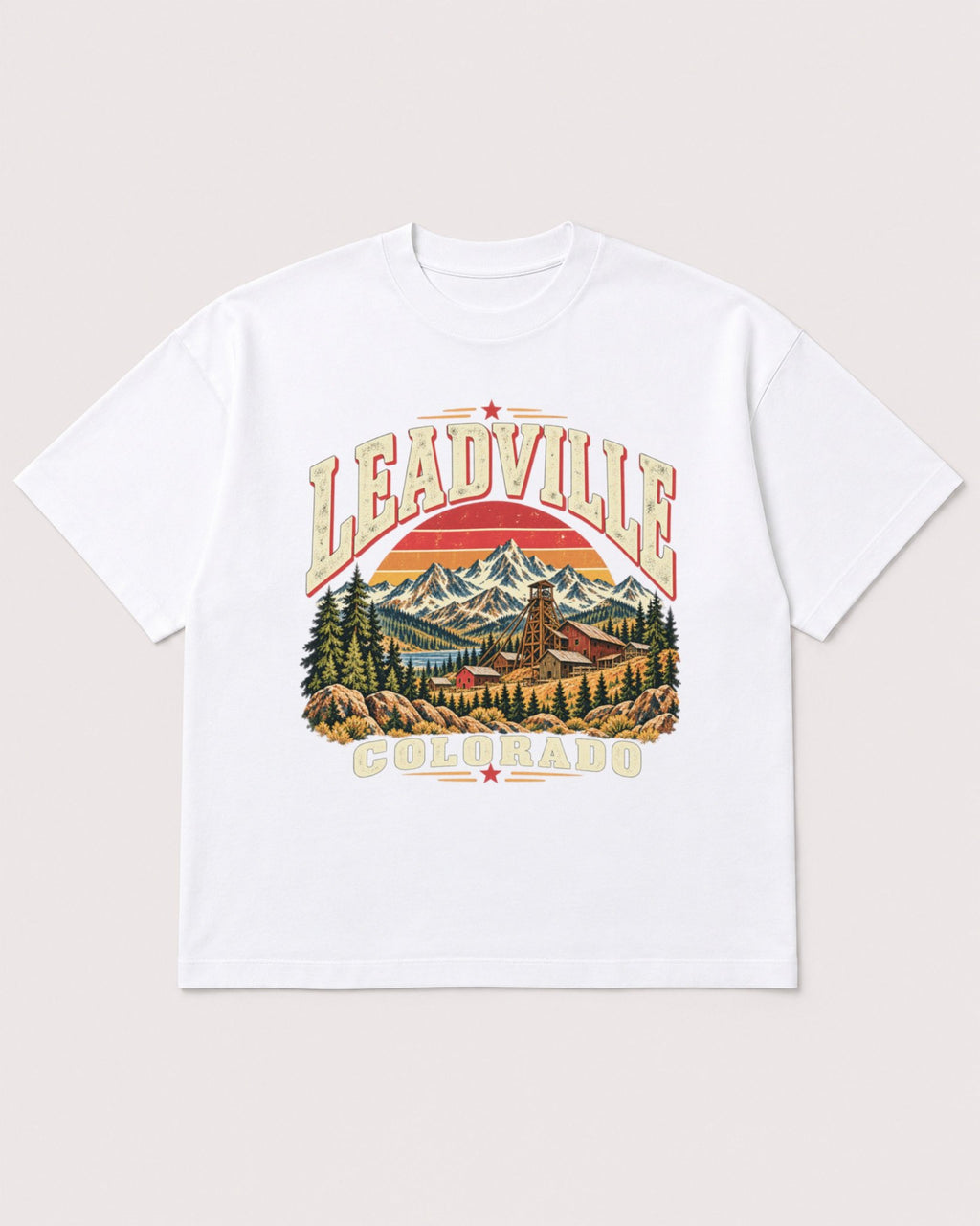Mockup Boxy Heavyweight Tee White product