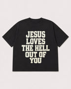 Mockup Boxy Heavyweight Tee Black product