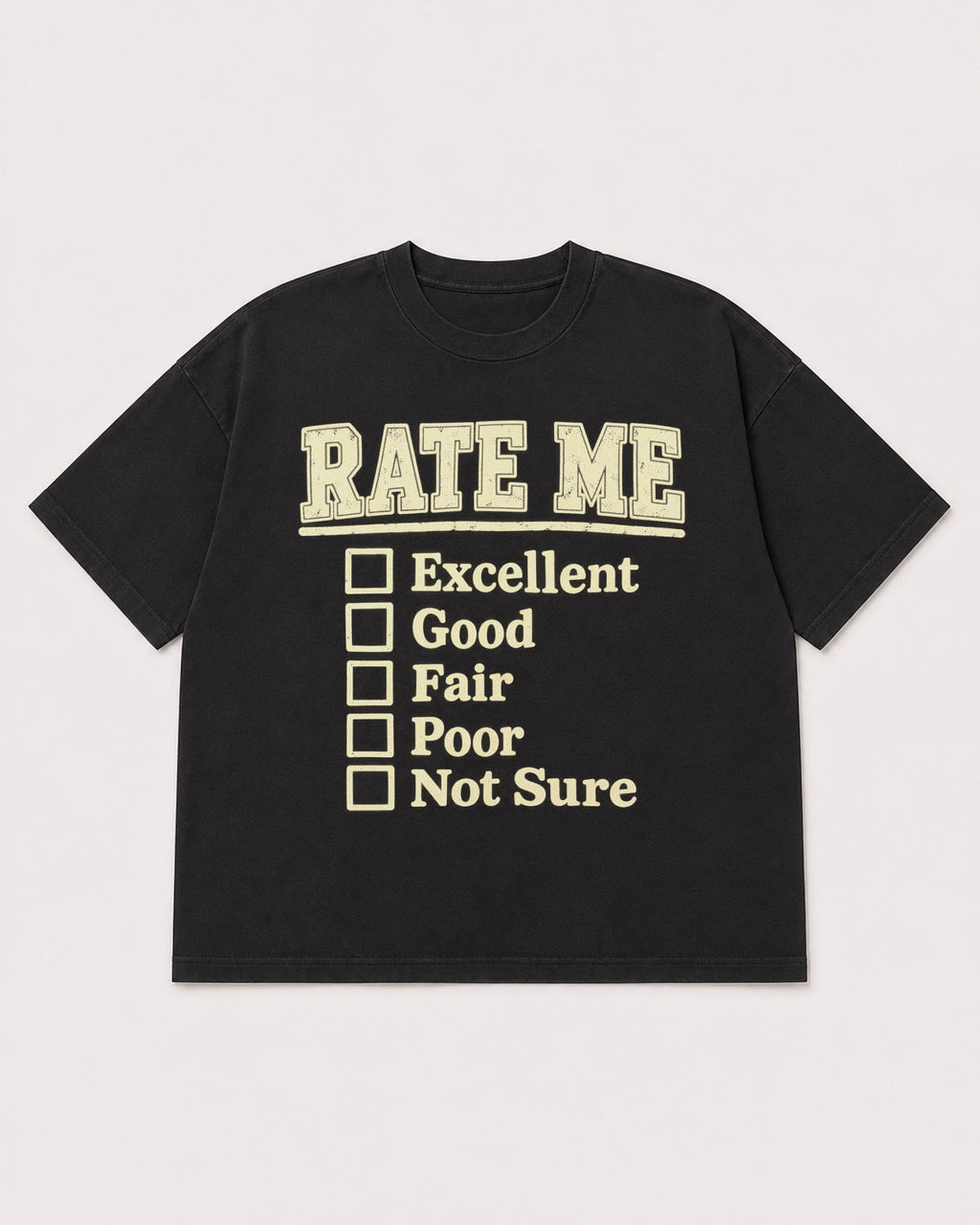 Mockup Boxy Heavyweight Tee Black product