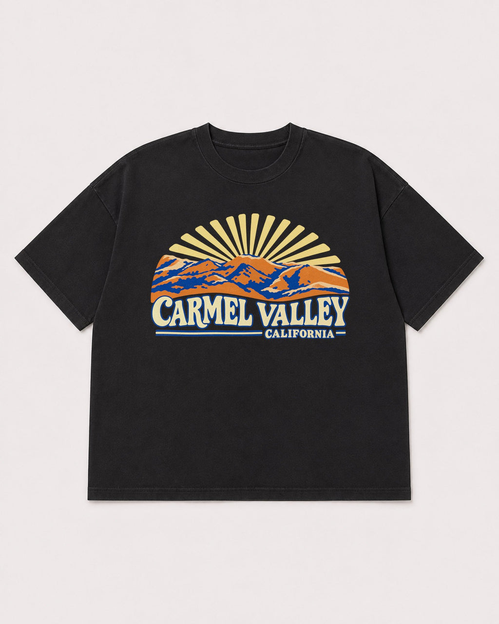 Mockup Boxy Heavyweight Tee Black product