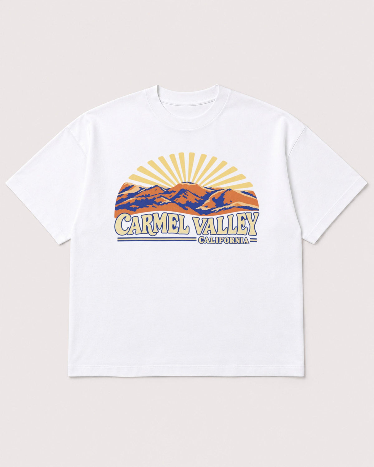 Mockup Boxy Heavyweight Tee White product