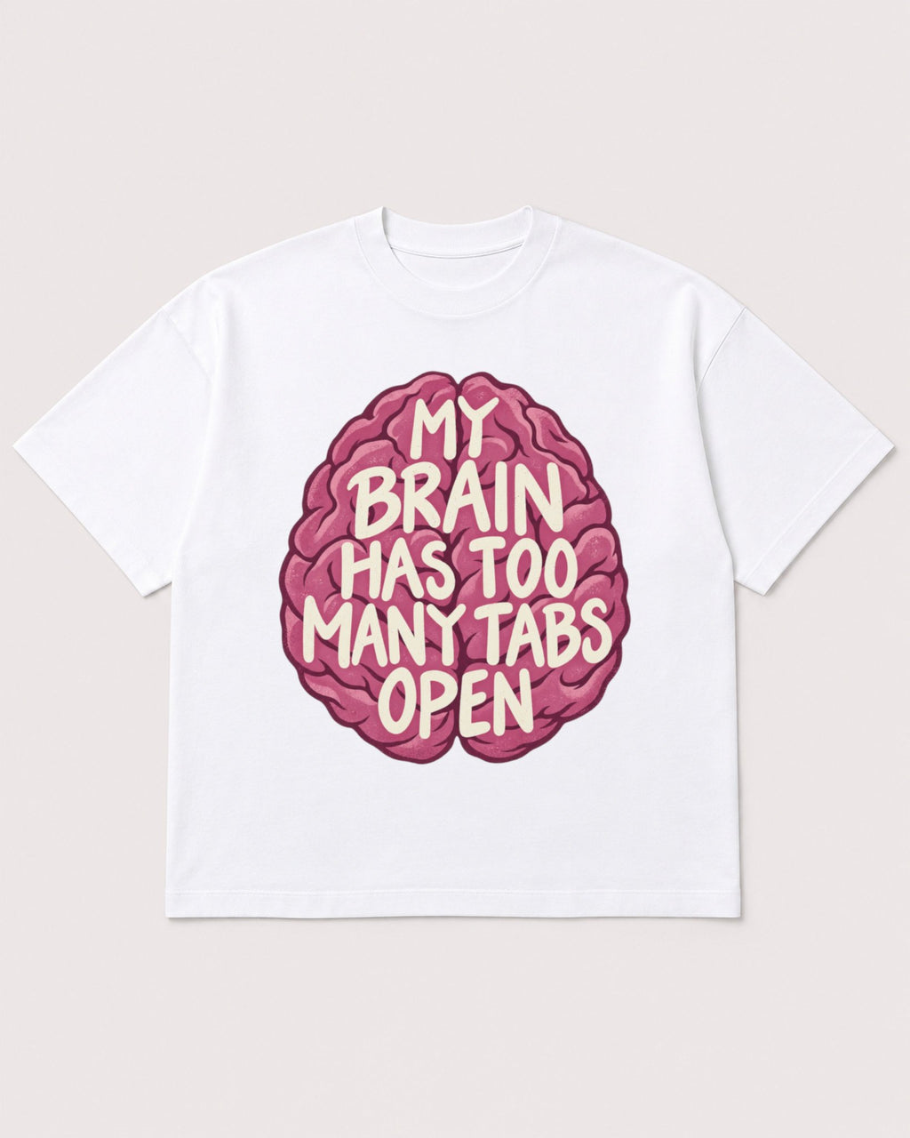 Mockup Boxy Heavyweight Tee White product