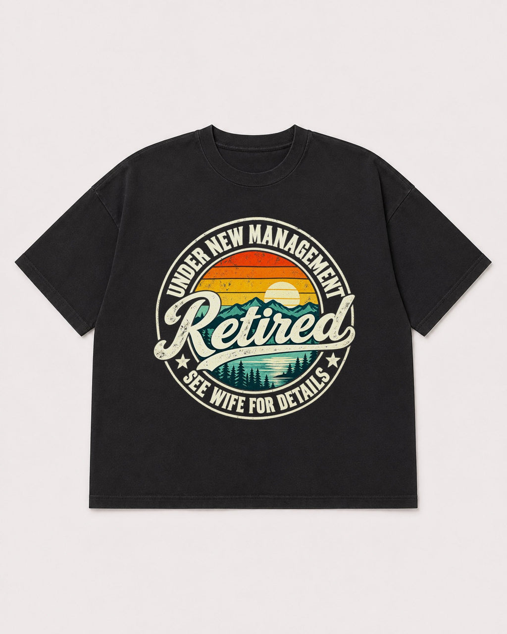 Mockup Boxy Heavyweight Tee Black product