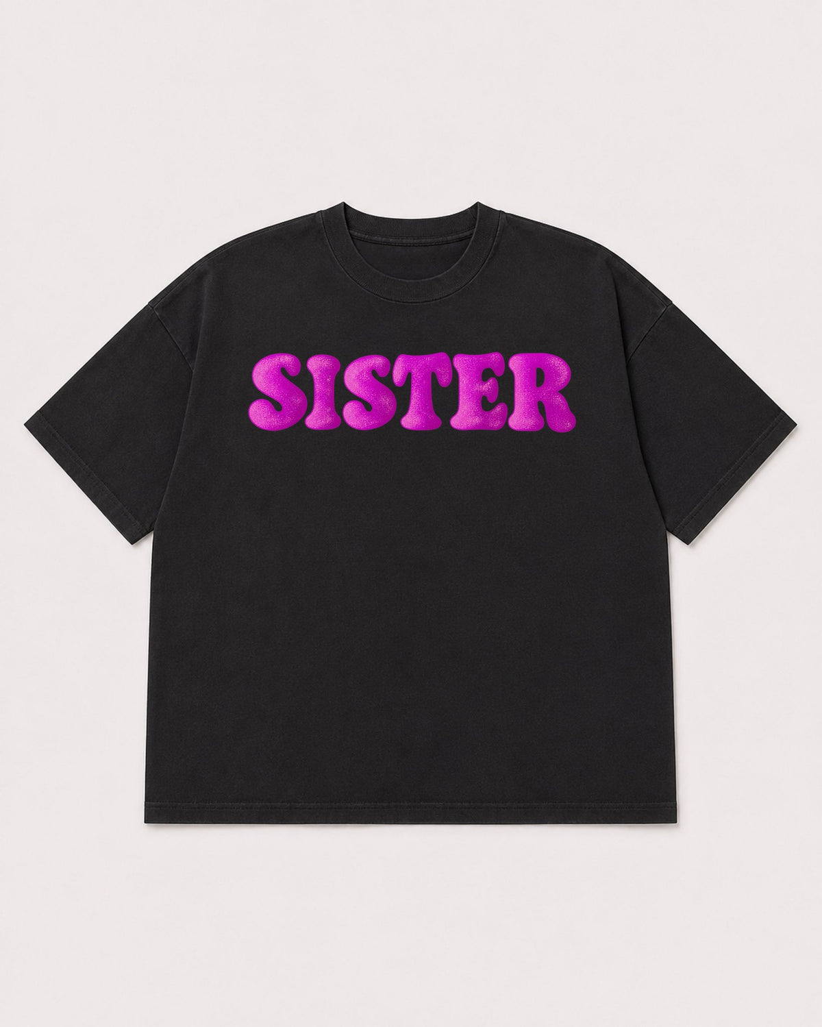 Mockup Boxy Heavyweight Tee Black product