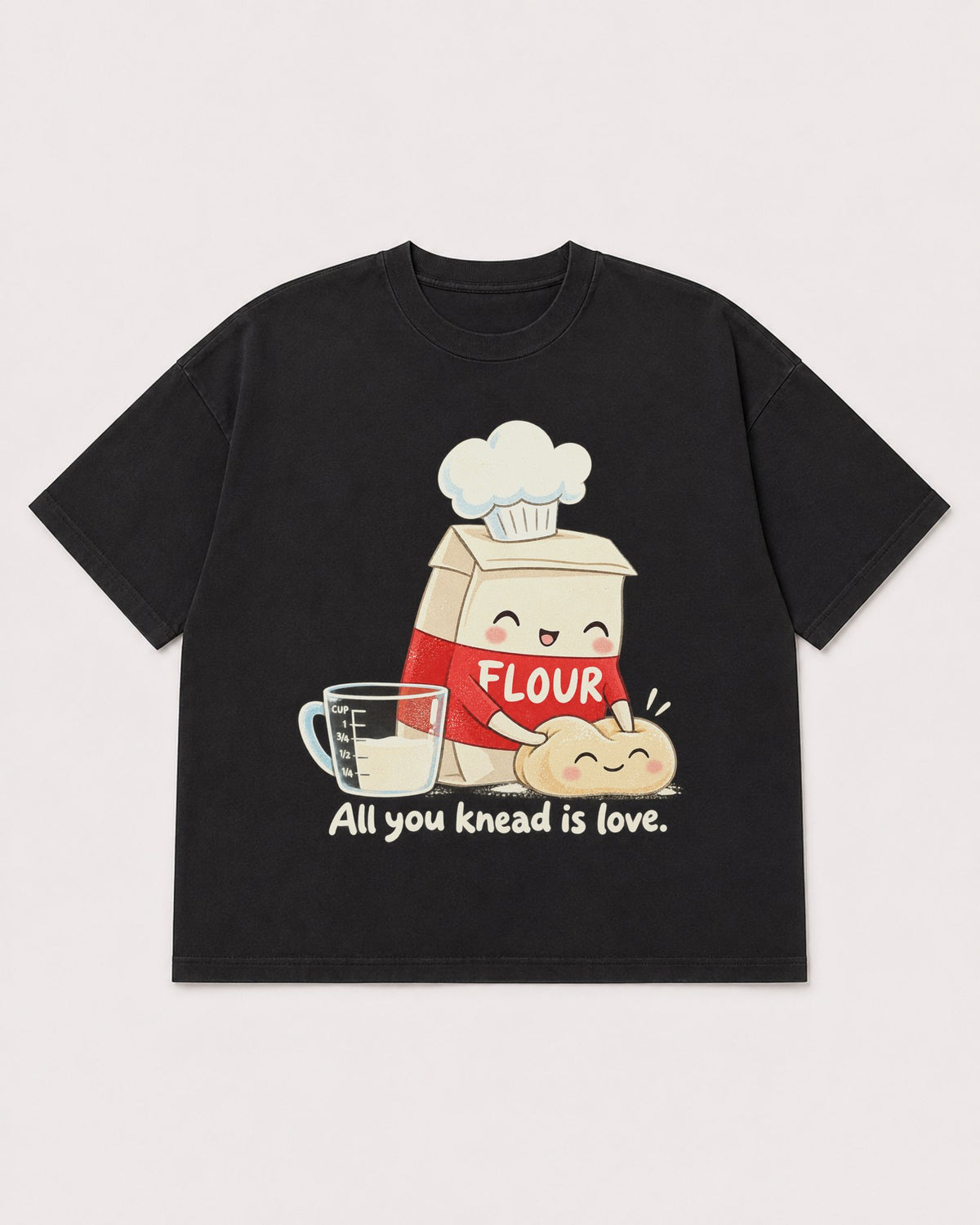 Mockup Boxy Heavyweight Tee Black product