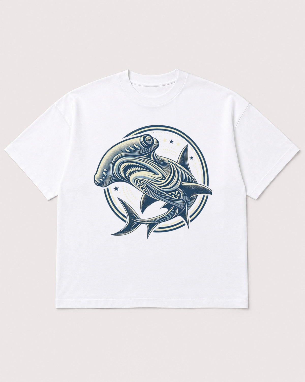 Mockup Boxy Heavyweight Tee White product