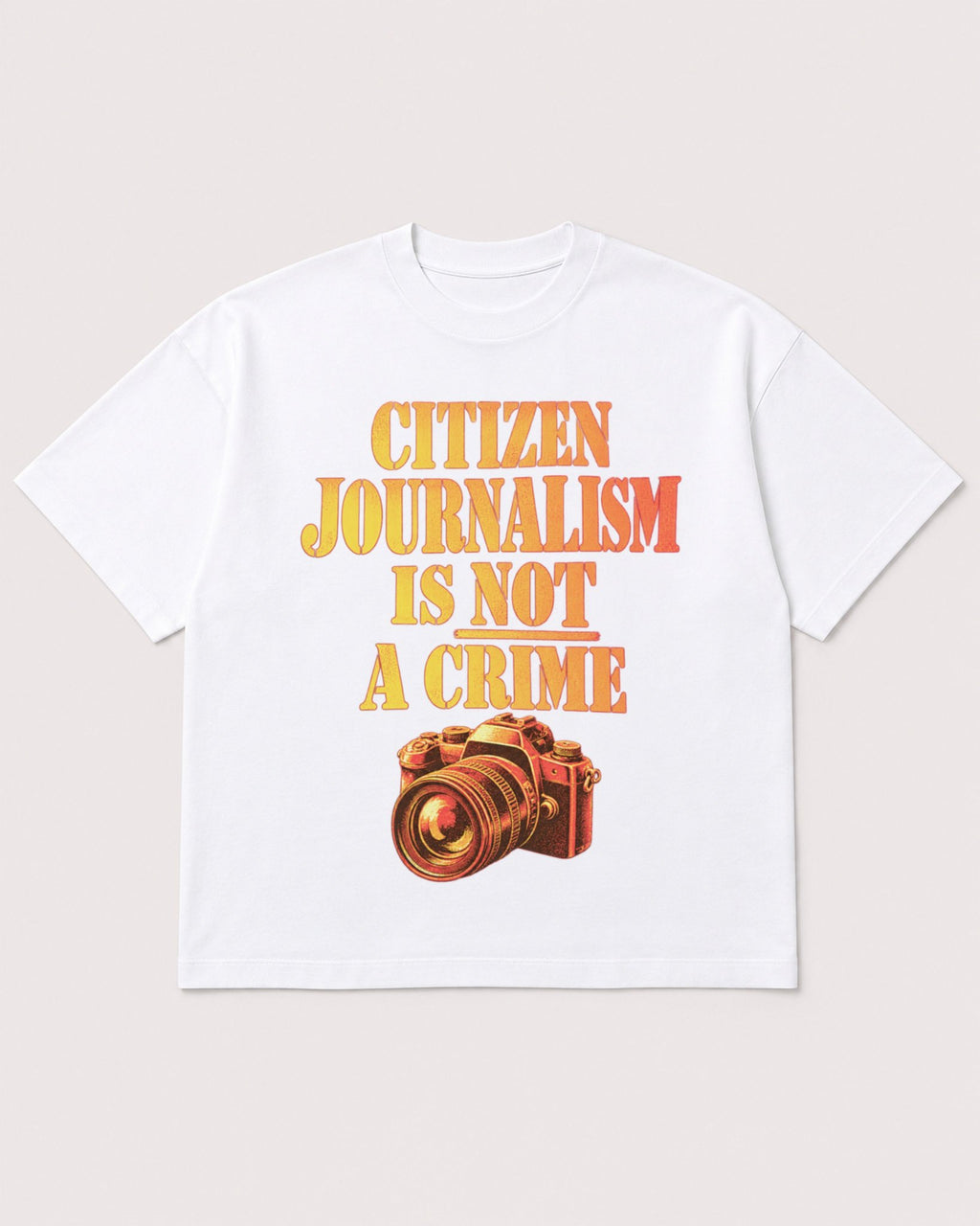 Mockup Boxy Heavyweight Tee White product