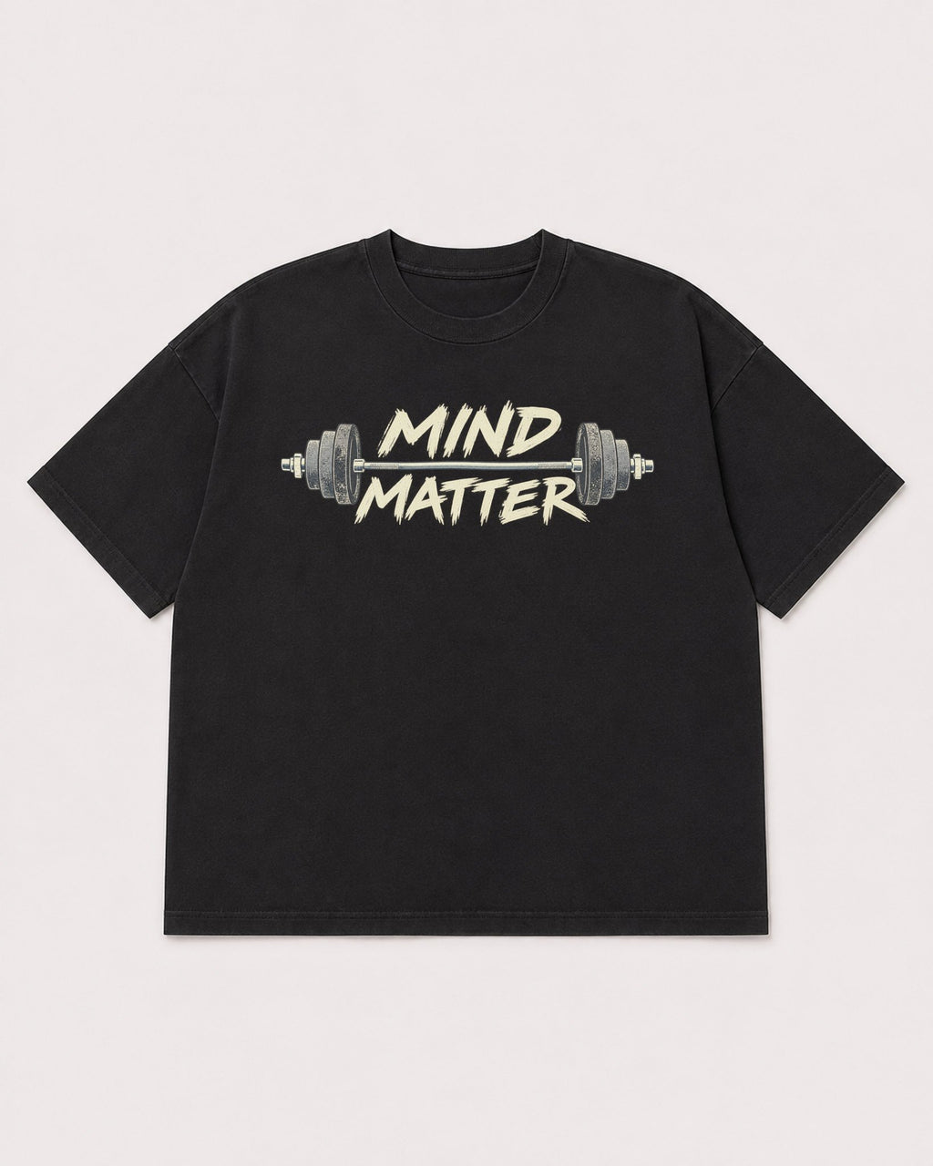 Mockup Boxy Heavyweight Tee Black product