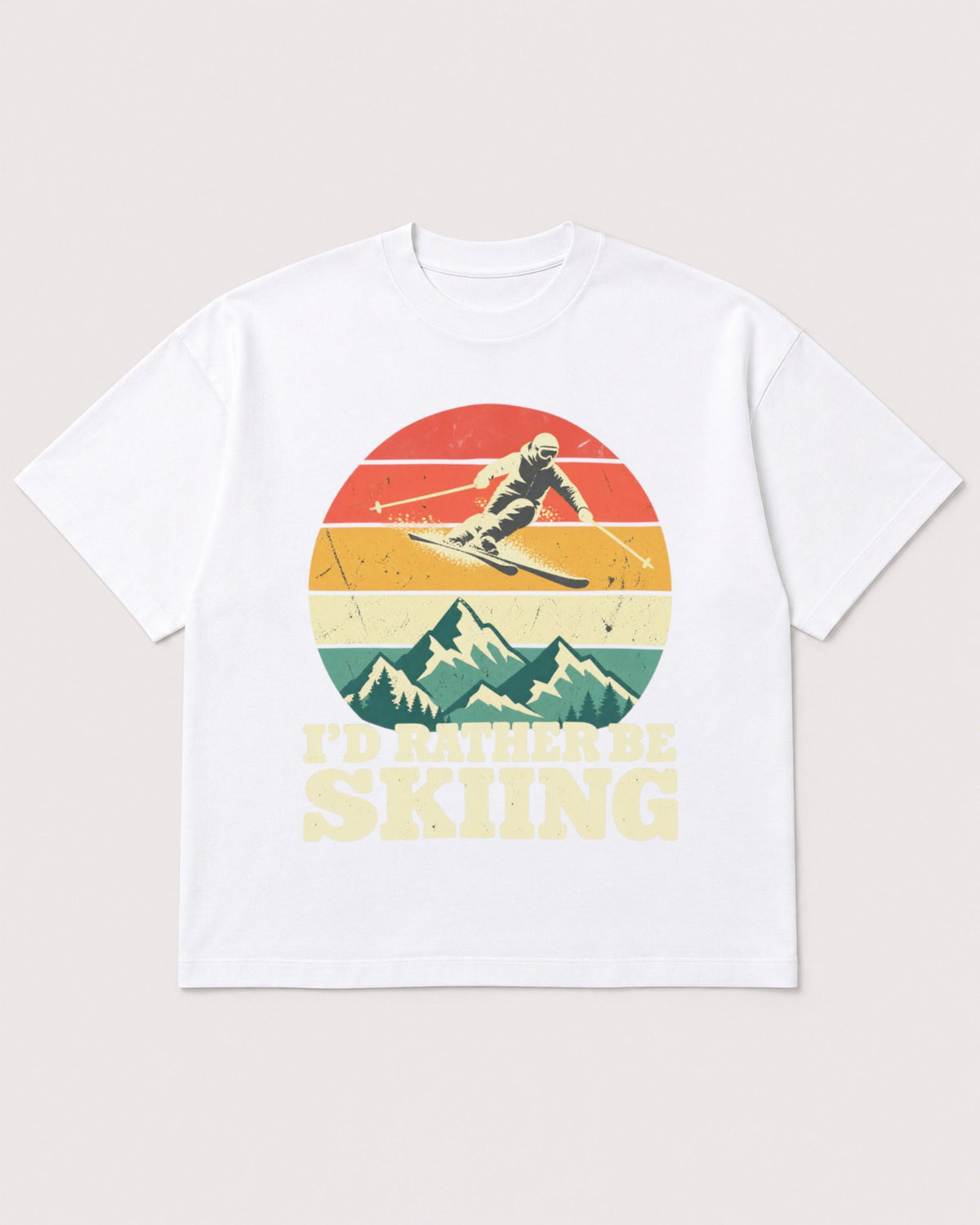 Mockup Boxy Heavyweight Tee White product