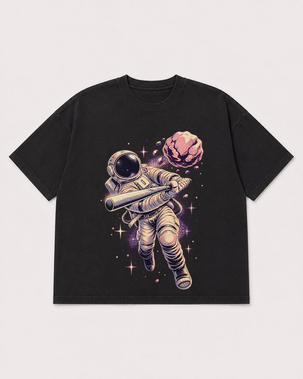Mockup Boxy Heavyweight Tee Black product