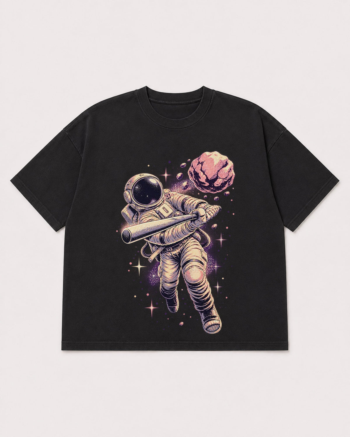 Mockup Boxy Heavyweight Tee Black product