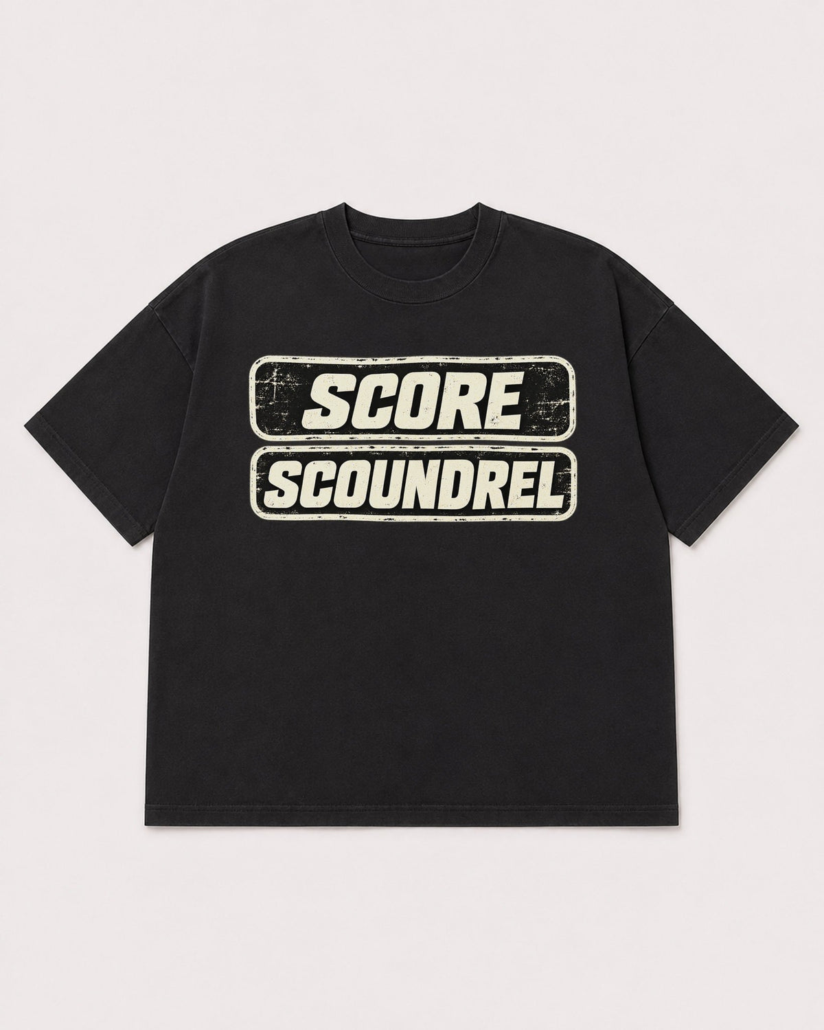 Mockup Boxy Heavyweight Tee Black product