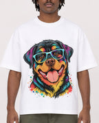 Mockup Boxy Heavyweight Tee White male close-up 04