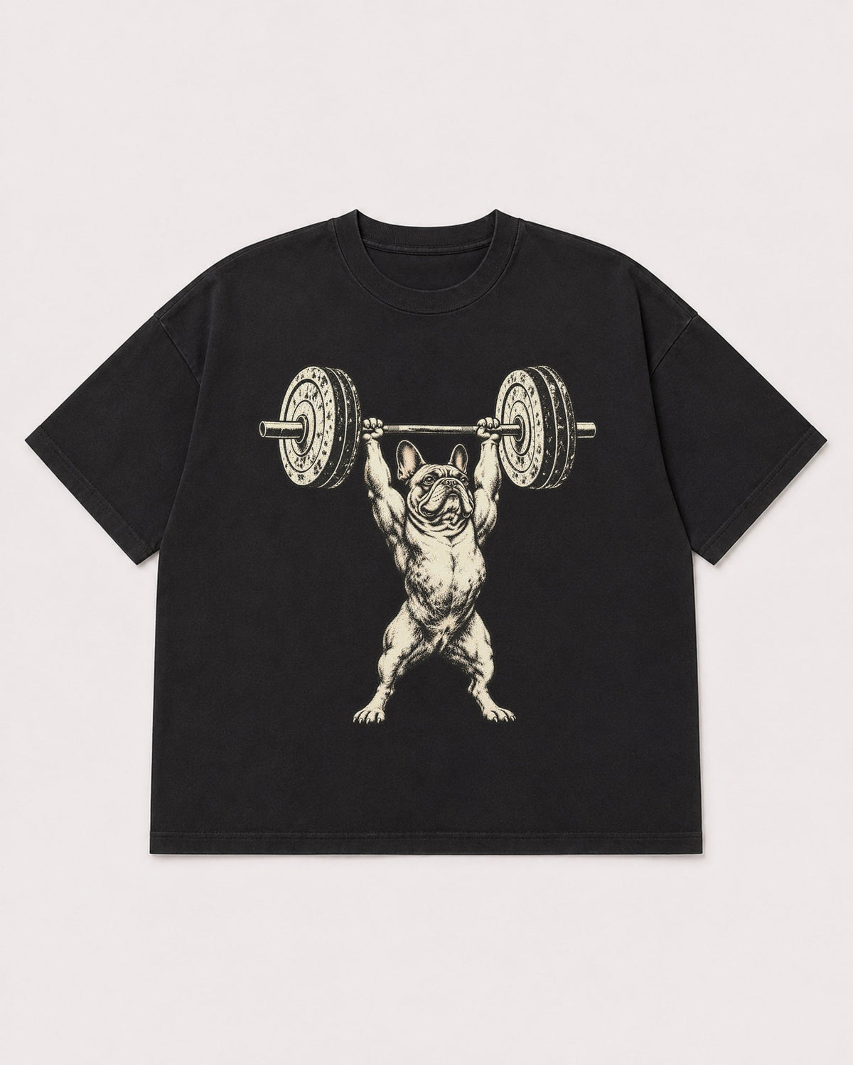 Mockup Boxy Heavyweight Tee Black product