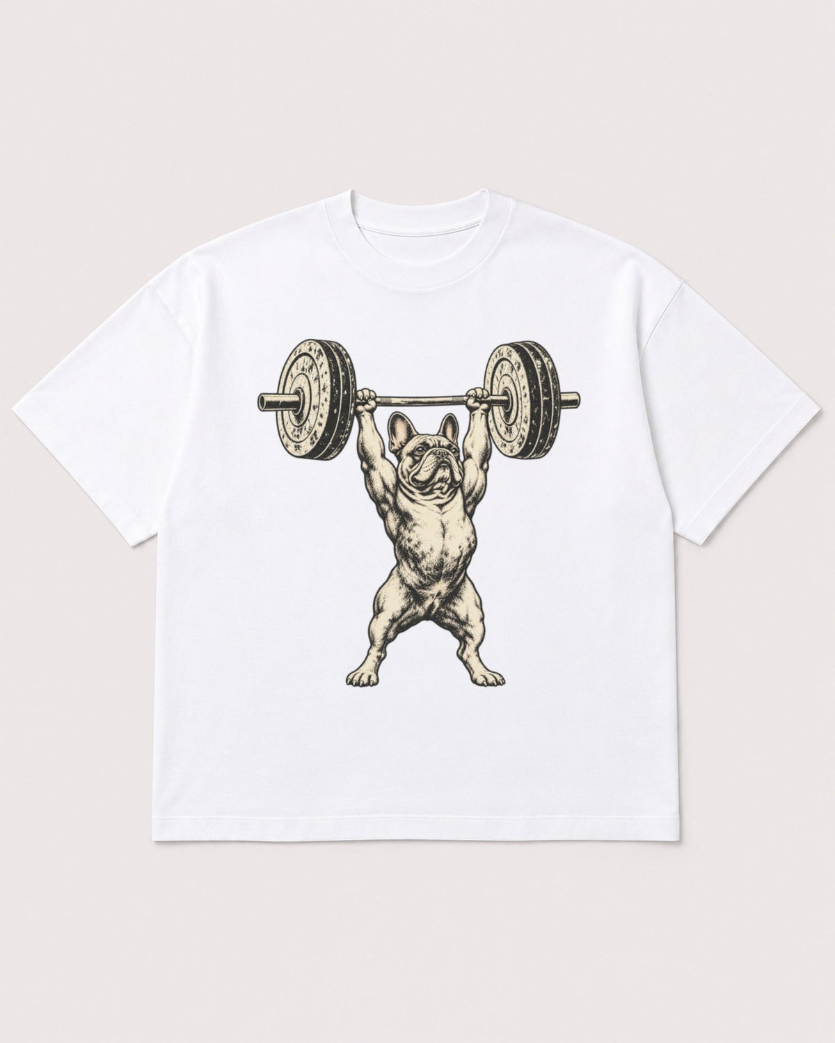 Mockup Boxy Heavyweight Tee White product