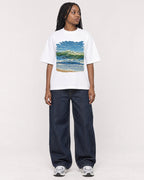 Mockup Boxy Heavyweight Tee White female full-body 04
