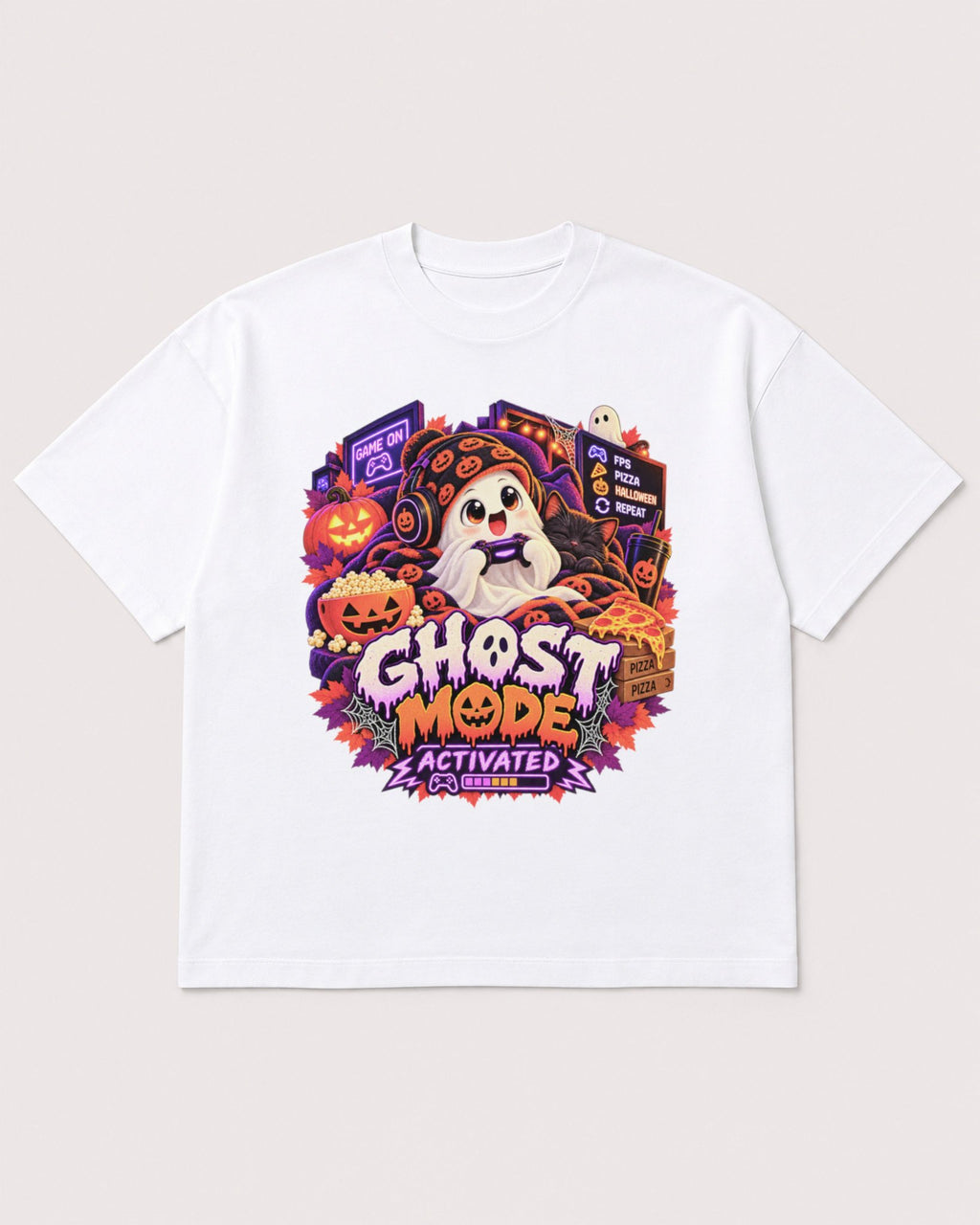 Mockup Boxy Heavyweight Tee White product