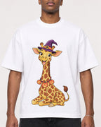 Mockup Boxy Heavyweight Tee White male close-up 15