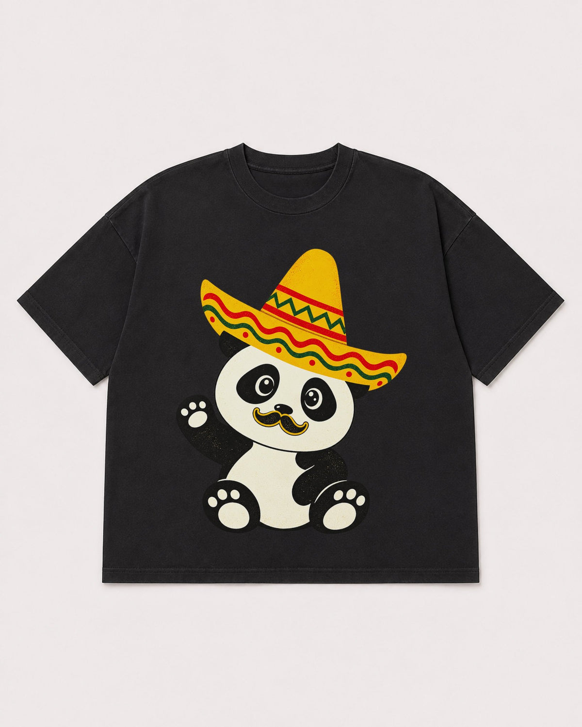 Mockup Boxy Heavyweight Tee Black product