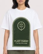 Mockup Boxy Heavyweight Tee White female close-up 22