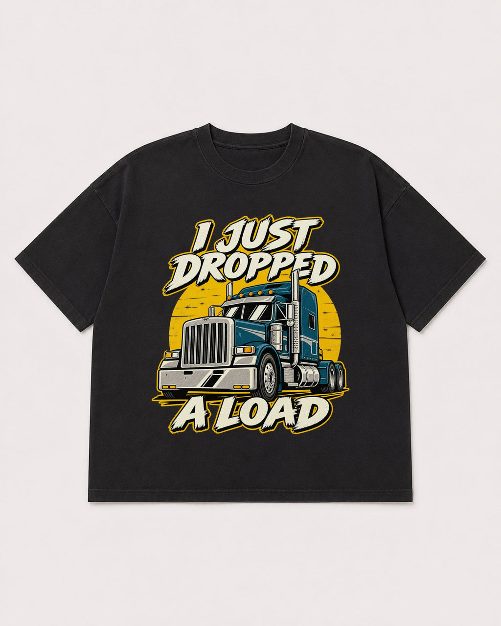 Mockup Boxy Heavyweight Tee Black product