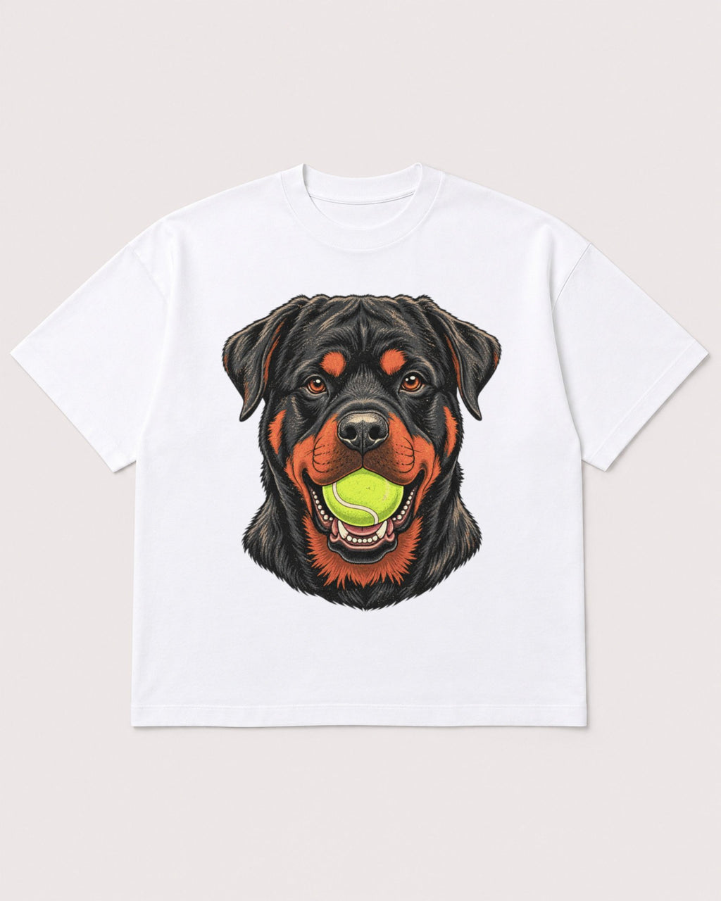 Mockup Boxy Heavyweight Tee White product
