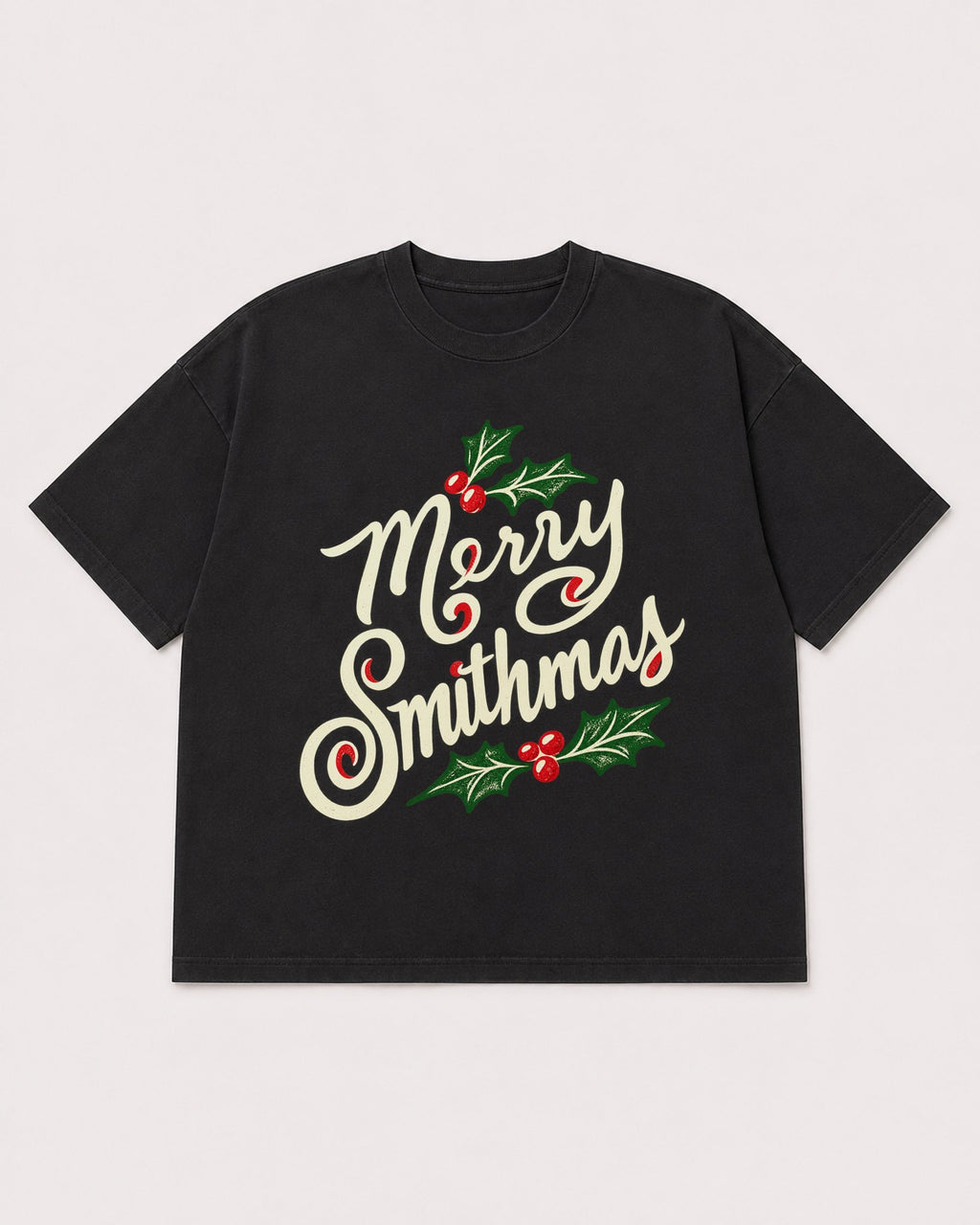Mockup Boxy Heavyweight Tee Black product