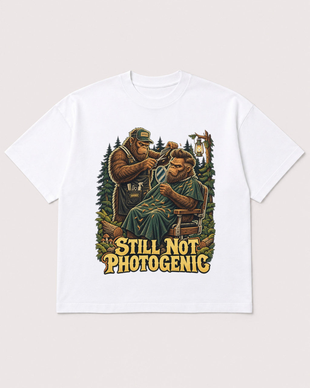 Mockup Boxy Heavyweight Tee White product