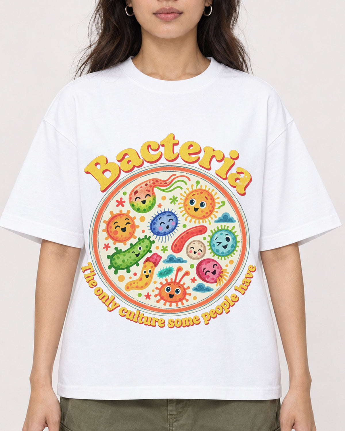 Mockup Boxy Heavyweight Tee White female close-up 02