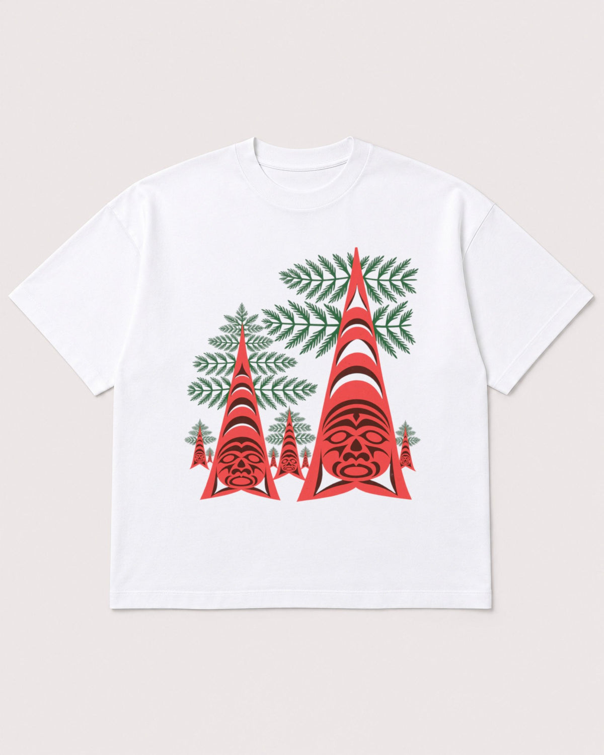 Mockup Boxy Heavyweight Tee White product