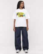 Mockup Boxy Heavyweight Tee White female full-body 04
