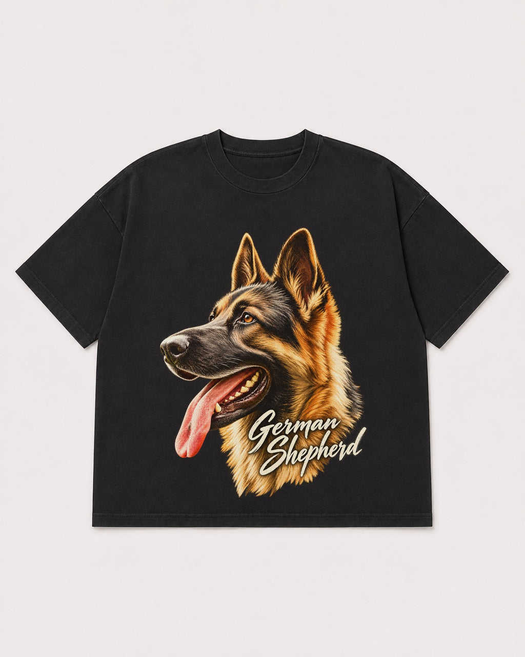 Mockup Boxy Heavyweight Tee Black product