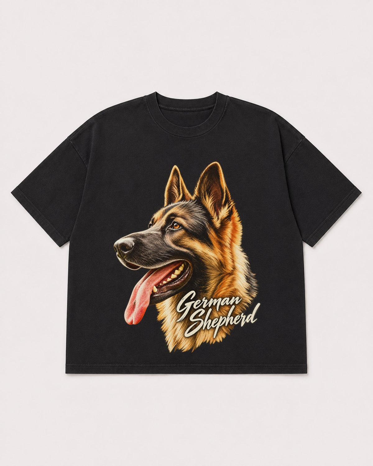 Mockup Boxy Heavyweight Tee Black product